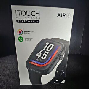 ITouch Air 5 Smartwatch 1.85" Amoled Display Bluetooth Calling 100Plus Modes NIB